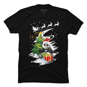 Men's Design By Humans Christmas T-shirt By CrystalHawk T-Shirt - 1 of 4