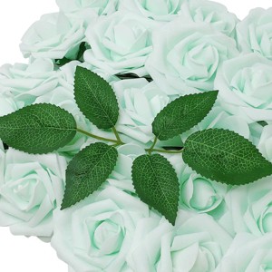 Wrapables Artificial Rose Flower, Real Touch Flowers for DIY Wedding Bouquets and Centerpieces - 1 of 4