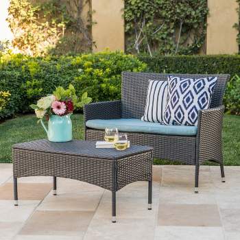 Malta 2pc Outdoor Seating Set - Christopher Knight Home