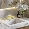 Cobbe Double Handle Waterfall Bathroom Sink Faucet with 3-Hole Vanity Widespread Faucet Brushed Gold - 2 of 4
