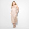 Women's Satin Maxi Tube Bodycon Dress - Wild Fable™ - 2 of 3