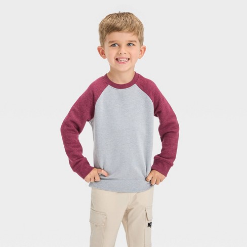 Toddler Boys' Crewneck Sweatshirt - Cat & Jack™ Gray 4t : Target