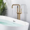 WOWOW Single-Handle Freestanding Tub Faucet Floor Mounted with Hand Shower - 3 of 4
