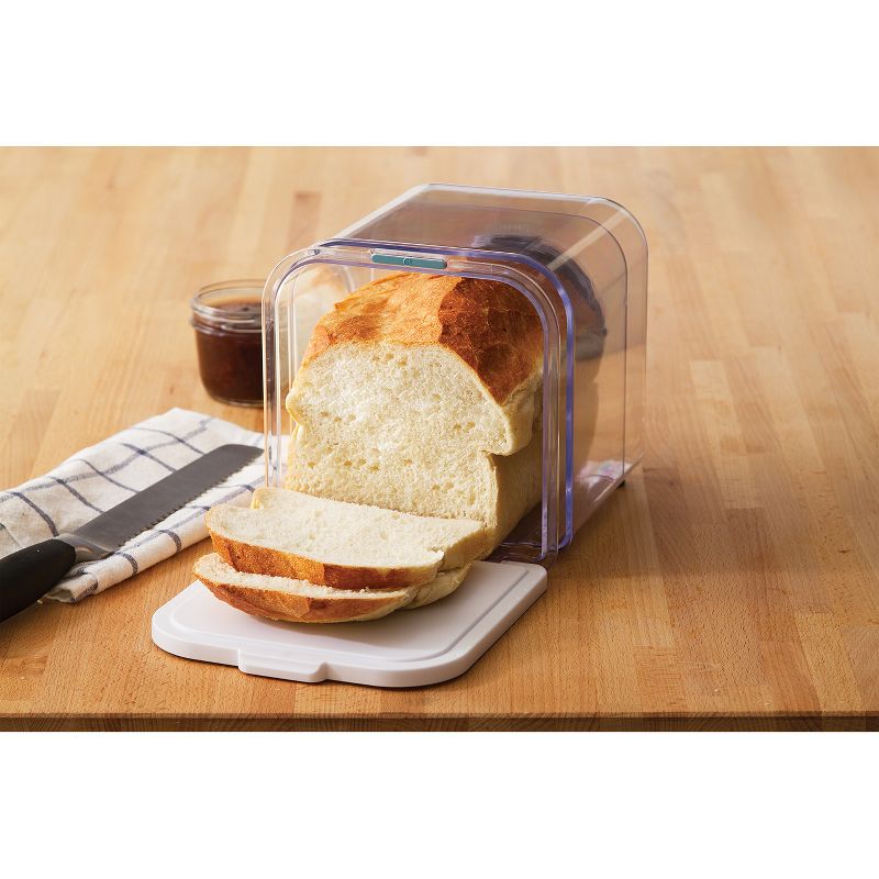 Progressive Prepworks ProKeeper Bread Storage Container With Air Vent, Clear, 5 of 6