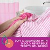 TOWN & COUNTRY PLAY 4-Piece Striped Reversible Terry Brights Bath Towel Set - 4 of 4