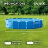 INTEX 28253EH Metal Frame Above Ground Swimming Pool Set: 18ft x 48in – Includes 1500 GPH Cartridge Filter Pump – Removable Ladder – Pool Cover – - 2 of 4