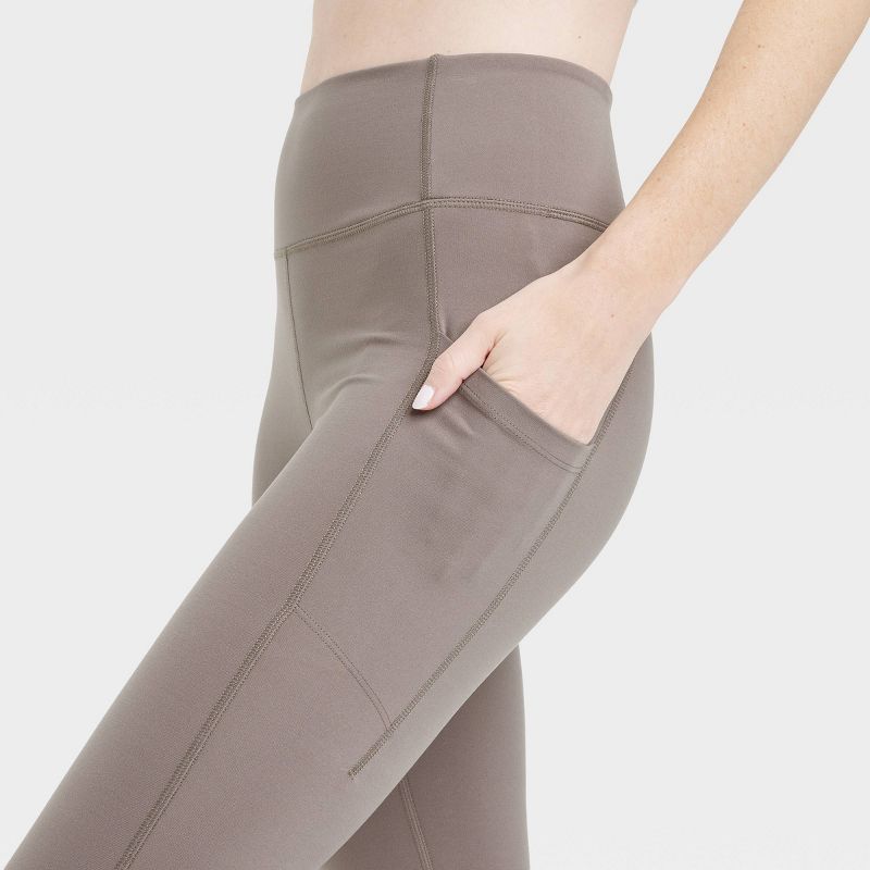 Women's Brushed Sculpt High-Rise Pocketed Leggings - All In Motion™, 6 of 7