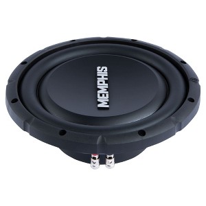 Memphis Audio SRXS1044 10" Street Reference Dual 4-Ohm Shallow Mount Subwoofer - 250 wRMS - 1 of 4