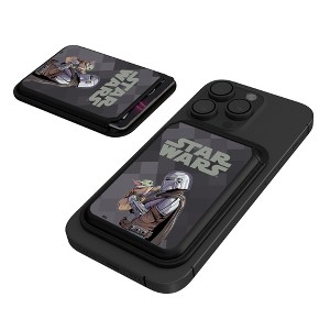 Keyscaper Star Wars Mandalorian Color Block Black Magnetic Credit Card Wallet - 1 of 3