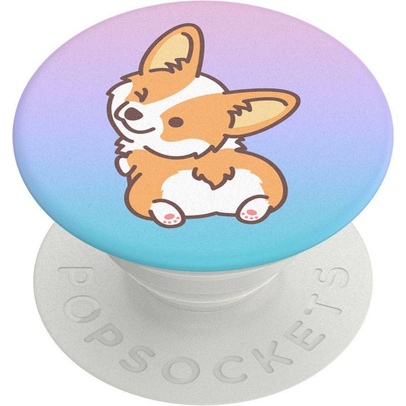 PopSockets PopGrip Animal Friend Cell Phone Grip &#38; Stand - Cheeky Corgi, 1 of 7
