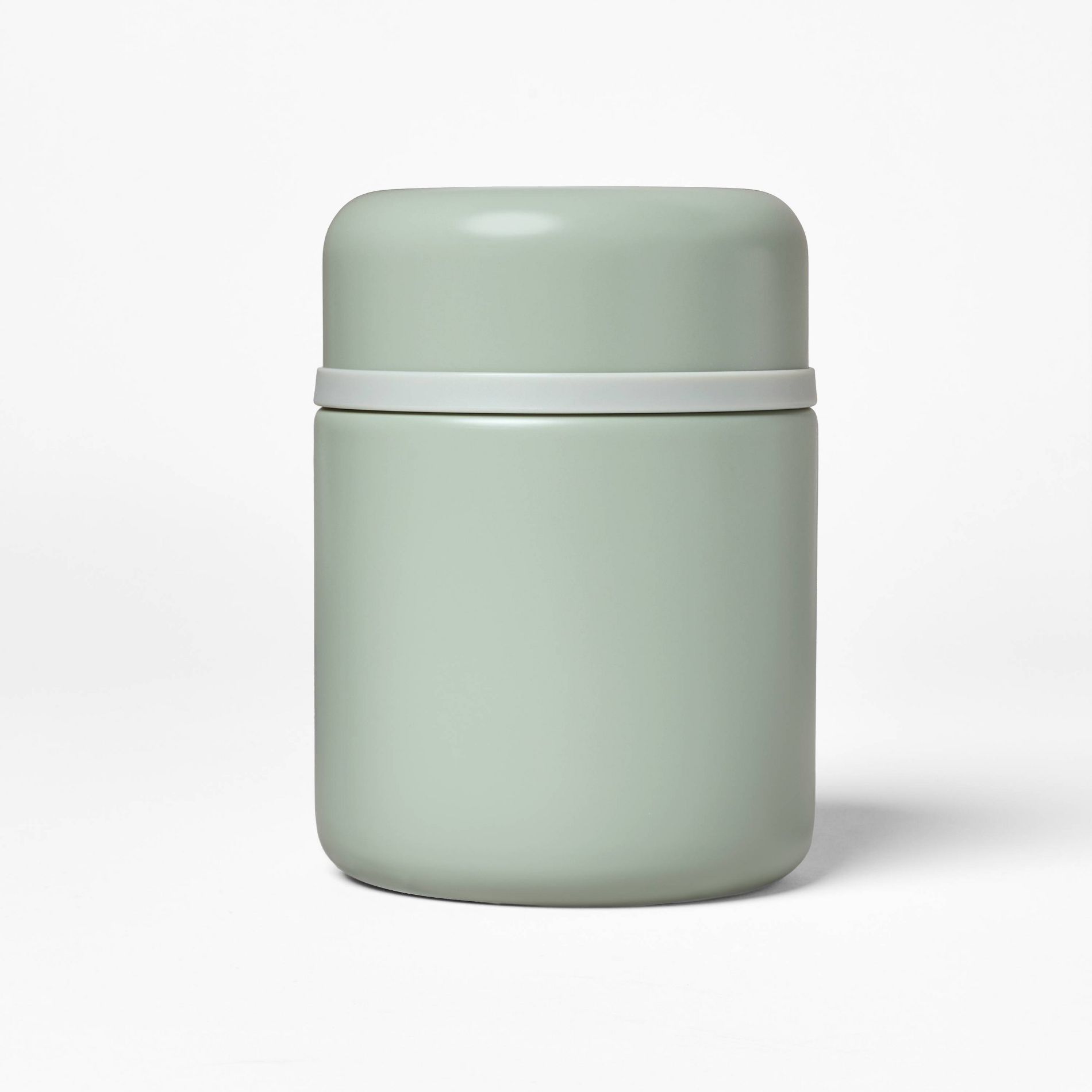 13.5oz Double Walled Stainless Steel Vacuum Food Jar with Spoon Green - Figmint™