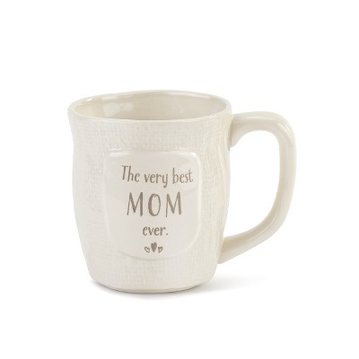 DEMDACO The Very Best Mom Ever Mug 12 ounce - White