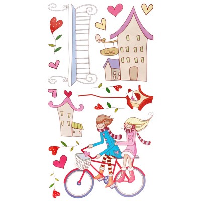 Slickblue Romantic Driver's High Wall Stickers – Artistic Decals for Bedroom, Living Room & Home Spaces