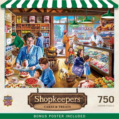 MasterPieces 750 Piece Jigsaw Puzzle for Adults - Cakes & Treats - 18"x24"