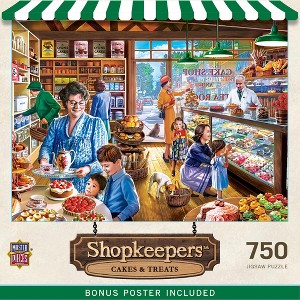 MasterPieces 750 Piece Jigsaw Puzzle for Adults - Cakes & Treats - 18"x24" - 1 of 4