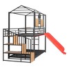 NicBex Twin Over Twin Bunk Bed with Guardrail and Convertible Slide,Loft Bed with Ladder and Trundle,Noise Reduced Bunk Beds for Bedroom - 4 of 4