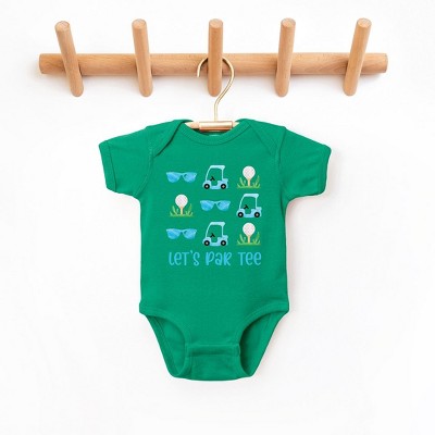 The Juniper Shop Let's Par Tee Sunglasses Baby Bodysuit
