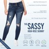 WallFlower Women's Sassy Skinny High-Rise Insta Soft Juniors Jeans (Standard and Plus) - 4 of 4
