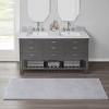 ChicFurnit Bath Rug and Mat High-Pile Microfiber Bath Rug with Quick Dry Technology for Bathroom Use, Gray, 72"*24"*0.75" - 2 of 4