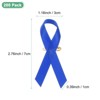 Unique Bargains Satin Awareness Ribbons with Safety Pins 200 Pcs - 3 of 4