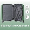 FURNIinspire Bag And Luggage Sets 3 Size Luggage Suitcases with Wheels, Hard Rolling Suitcase Set for Travel Business, Green, 20.87"*11.81"*30.31" - 4 of 4