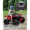 12V Kids Ride On Car, 4 Wheeler Electric ATV Ride On Toys for Kids Ages 37-95 Months with 5MPH Max Speed, Remote Control, Treaded Tires - 2 of 4