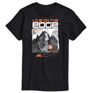 Men's - Instant Message - Live On The Edge Short Sleeve Graphic T-Shirt - 1 of 4