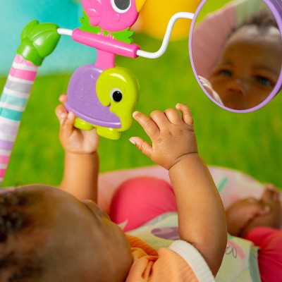 Bright Starts Pink Paradise Vibrating Bouncer : Target