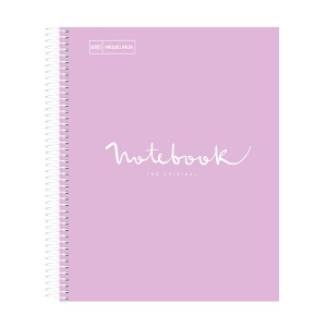 Miquel Rius Emotions 1 Subject Notebook, 80 Lined Sheets, Heavyweight Paper, 3 Hole Punched, Perforated, Laminated Board Cover - 1 of 1