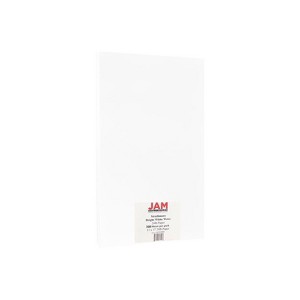 JAM Paper Ledger Strathmore 24lb Paper 11 x 17 Tabloid Bright White 51747084B - 1 of 2