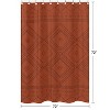 Sweet Jojo Designs Shower Curtain 72in.x72in. Boho Geometric Orange and Black - 3 of 4