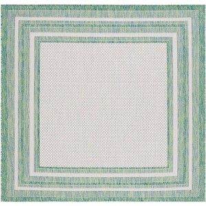 Courtyard CY8475 UV & Stain Resistant Non-Shedding Power Loomed Indoor/Outdoor Rugs - Safavieh - 1 of 4