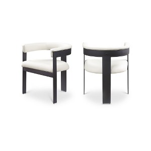 Meridian Furniture,Romeo Vegan Leather Dining Chair, Set of 2 - 1 of 4