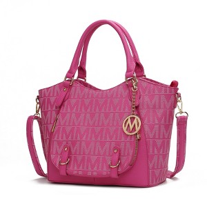 MKF Collection Fula Signature Crossbody Satchel – Vegan Leather Handbag by Mia K - 1 of 4