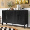 YOOCOZZ Utility Storage Cabinet & Sideboard Cabinet with Adjustable Shelves for Entryway - 2 of 4