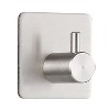 3 pack Stainless Steel Cylinder Hanger Bathroom Non-perforated Storage Clothes Hook, Size:14mm(Silver) - 2 of 4