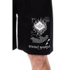 Harry Potter Mens' The Marauder's Map Mischief Managed Sleep Pajama Shorts Black - 2 of 3