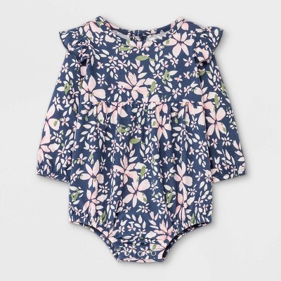 Image of Grayson Mini Baby Girls' Jersey Bubble Romper - 0-3M