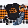 Simply Sage Market Women's Halloween Pumpkin Faces Short Sleeve Graphic Tee - 3 of 4