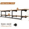 Besiost 2-Tier Clothing Rack with Hanging Rod, Clothing Shelves with Top Shelf - 3 of 4