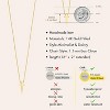 14K Gold & Silver Cross Necklace – Dainty Non-Tarnish Choker, Religious Jewelry Gift for Women - 3 of 4