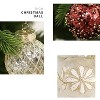 25 Pcs Christmas Ball Ornaments, 2.36 Inch Shatterproof Clear Xmas Tree Decorations for Christmas Tree, Party, Wedding - 2 of 4