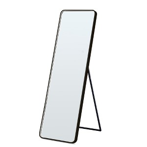 Dexmalle 64" Full Length LED Mirror with Lights - 3 Color Dimmable Lighting Black - 1 of 4