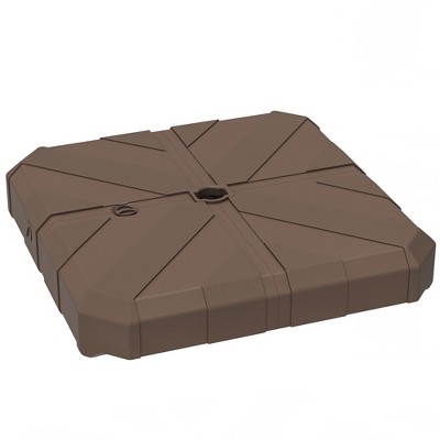 Outsunny Cantilever Offset Umbrella Base, Heavy Duty Outdoor Umbrella Stand Base, Sand/Water Filled Patio Umbrella Base for Garden Poolside