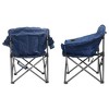 Zenithen Folding Outdoor Rocking Director's Chair, Gray - image 4 of 4