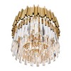 CWI Lighting,Deco 4 Light Down Chandelier With Medallion Gold Finish - 3 of 4