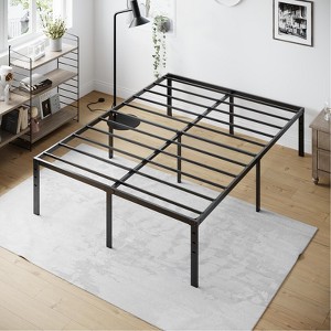 Karl Home 18 inch Height Twin Size Bed Frames Heavy Duty, Metal Platform Bed No Box Spring Needed - 1 of 4