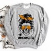 Simply Sage Market Women's Graphic Sweatshirt Momster Skull - 3 of 4