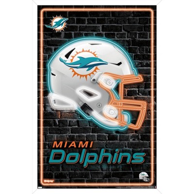 Miami Dolphins Fabric, Wallpaper and Home Decor