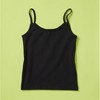 Yellowberry Girls' Premium Single-Layer Cotton Camisole Tank Top for Quality Comfort Coverage and Support - 2 of 4